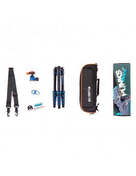 Statyw 3 Legged Thing Punks Corey Blue 2.0, aluminiowy, 5-sekcji, udźwig 14 kg, głowica kulowa Neo