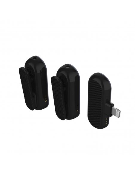 Synco P2L bezprzewodowy system mikrofonowy Lighting, 2 nadajniki, 1 odbiornik, grey-blue