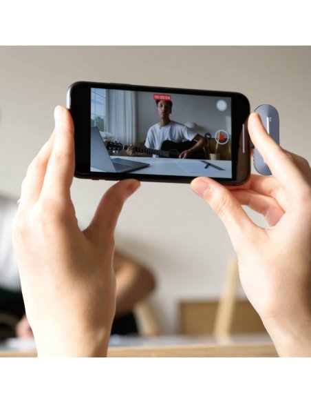 Synco P2L bezprzewodowy system mikrofonowy Lighting, 2 nadajniki, 1 odbiornik, grey-blue