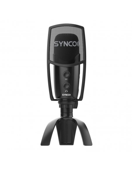 Synco V2 USB Condenser Microphone with POP filter and Monitor