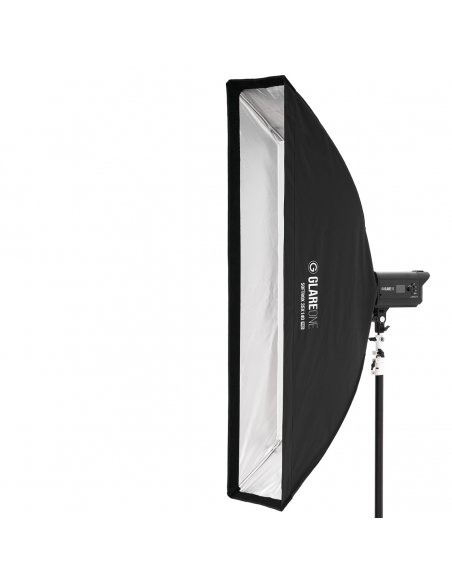 GlareOne Softbox 35x140 PRO - zestaw z gridem