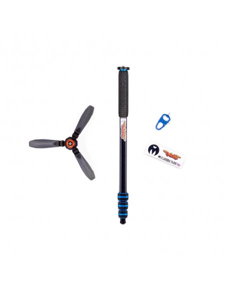 3 Legged Thing Punks Trent Kit 2.0 Blue Magnesium Alloy Monopod + Docz 2