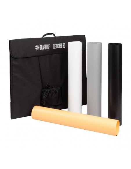 GlareOne LED Cube 60 - namiot bezcieniowy z oświetleniem LED