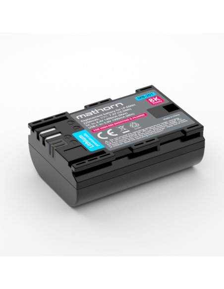 Battery Mathorn MB-201 2250mAh USB-C replacement for LP-E6NH