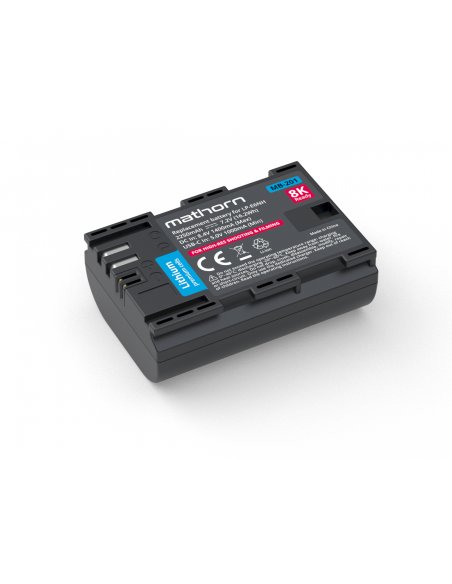 Battery Mathorn MB-201 2250mAh USB-C replacement for LP-E6NH