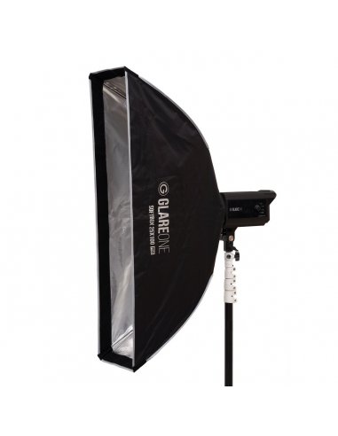 GlareOne Softbox 25x100 PRO - zestaw z gridem