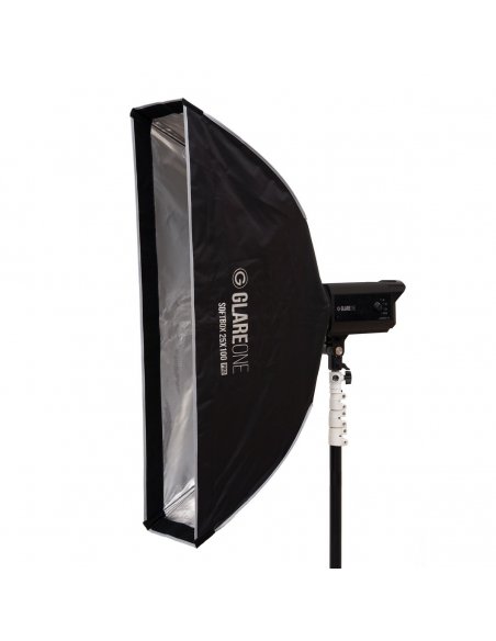 GlareOne Softbox 25x100 PRO - zestaw z gridem