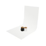 GlareOne PVC Background 60x130cm - white, mirrored