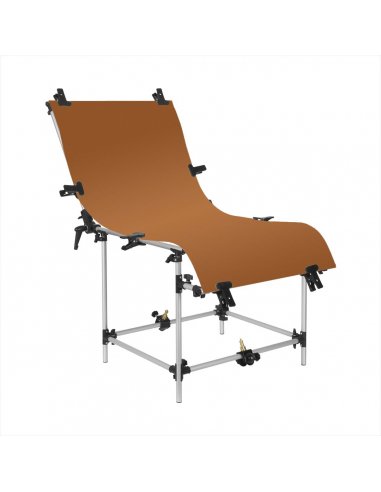 GlareOne PVC Background 60x130cm - coffee