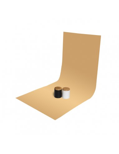 GlareOne tło PVC 60x130cm - pomarańczowe