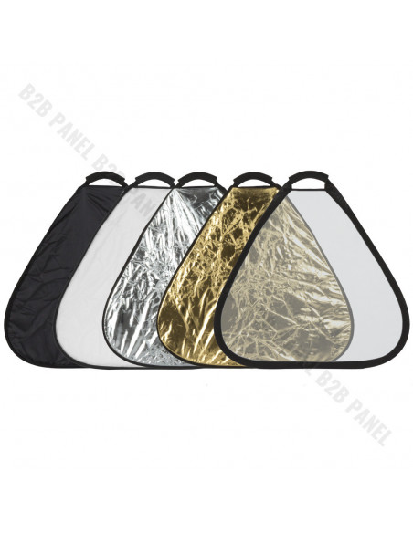 GlareOne Reflector 5in1 Triangle 60 cm with handle