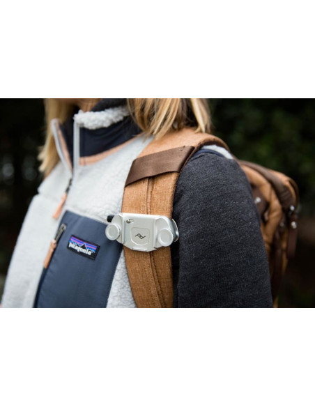 Uchwyt Peak Design Capture V3 z płytką standard - srebrny